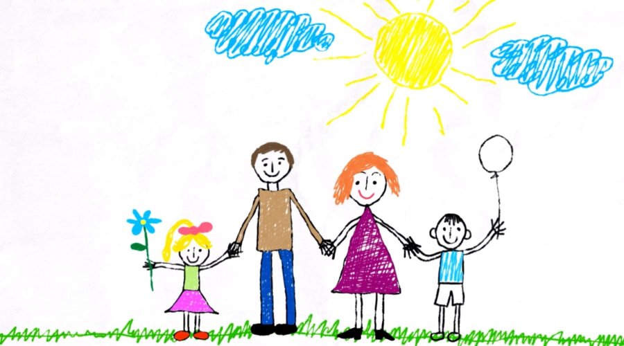 Как помочь ребенку нарисовать свою семью: советы и идеи