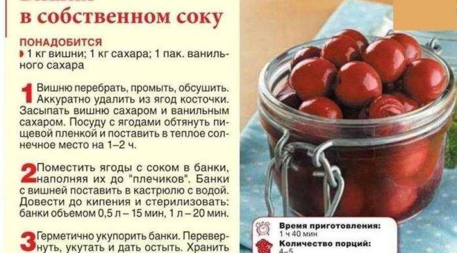 Как приготовить вкусное вишневое варенье: простые рецепты без лишних хлопот