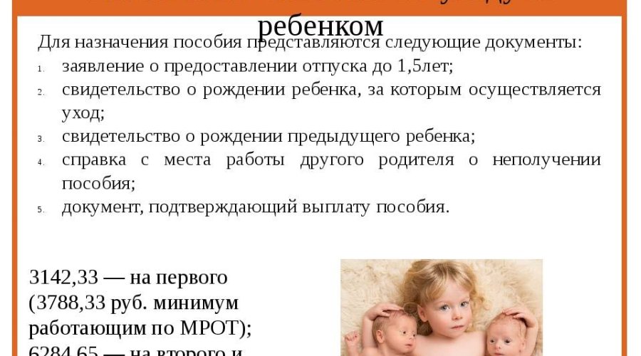 Получение пособия по уходу за ребенком до 1,5 лет от соцзащиты: подробности и условия