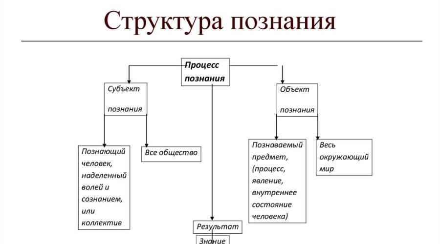 Познание: структура, цели, методы