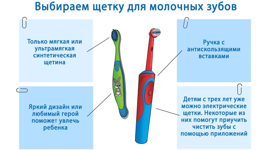Зубная щетка для ребенка: как выбрать правильно
